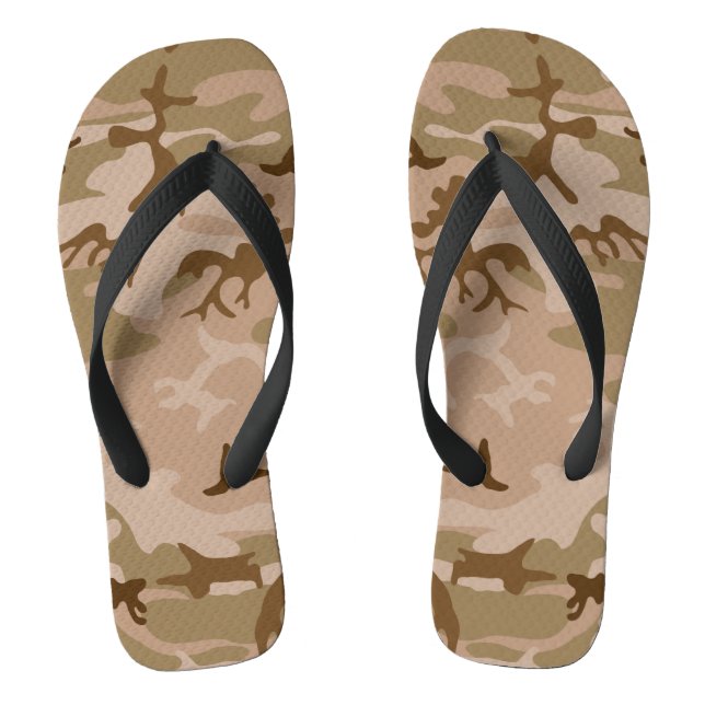 Wüstenkampfmuster, militärisches Muster, Armee Flip Flops (Fußbett)