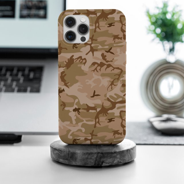 Wüstenkampfmuster, militärisches Muster, Armee iPhone Hülle (Von Creator hochgeladen)