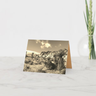 Wüstenkarte in Sepia Karte