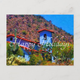 Wüstenkirche, glücklicher Urlaub Postkarte