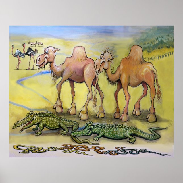 Wüstenküste Poster (Vorne)