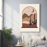 Wüstenlandschaft, Arizona, Boho-Abstraktkunst