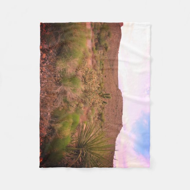 Wüstenlandschaft Fleecedecke (Vorderseite)