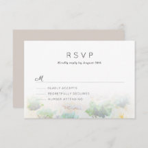 Wüstenlandschaft Hochzeit RSVP