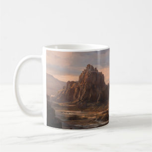 Wüstenlandschaft im Freien Kaffeetasse