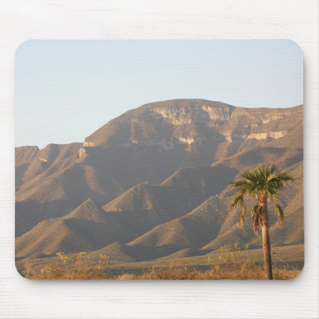 Wüstenlandschaft in der Nähe von Monterey, Mexiko. Mousepad (Vorne)