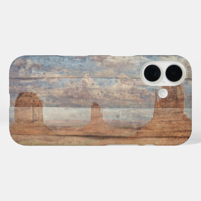Wüstenlandschaft Sandsteinfelsen Und Himmlischer H Case-Mate iPhone Hülle (Rückseite (Horizontal))