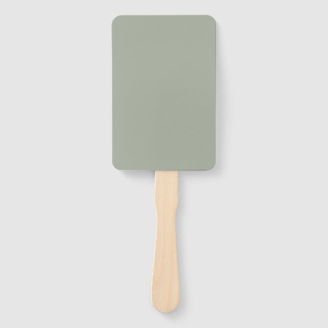 Wüstenlandschaft, solide Farbe Fächer (Vorderseite)