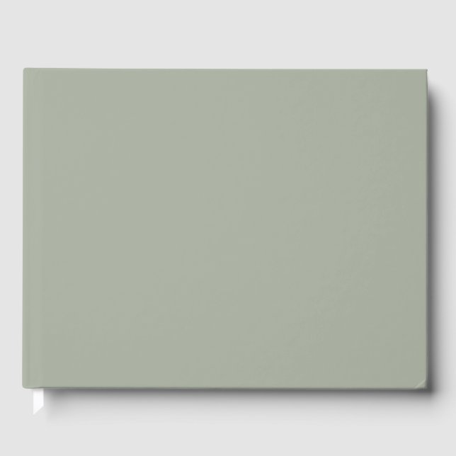 Wüstenlandschaft, solide Farbe Gästebuch (Vorderseite)