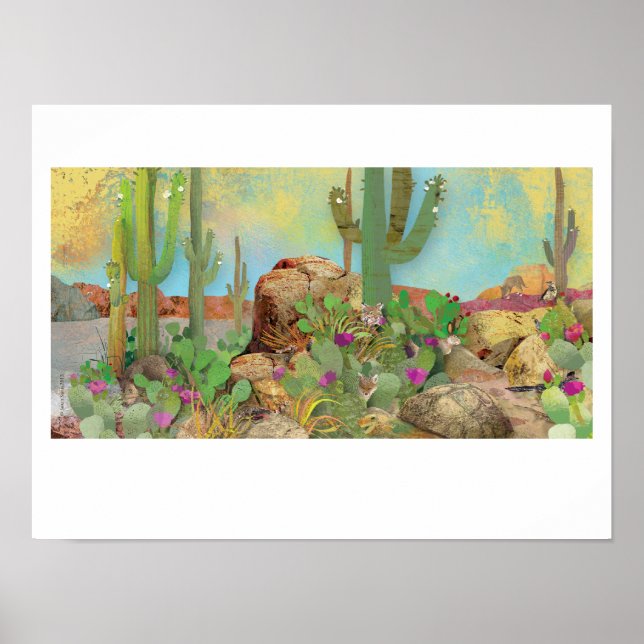 Wüstenleben Poster (Vorne)