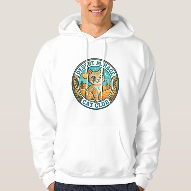 Wüstenmirage-Katze Katze-Mutter-Geschenkidee - Wüs Hoodie (Vorderseite)