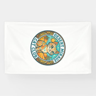 Wüstenmirage-Katze Katzenmutter-Geschenkidee - Wüs Banner