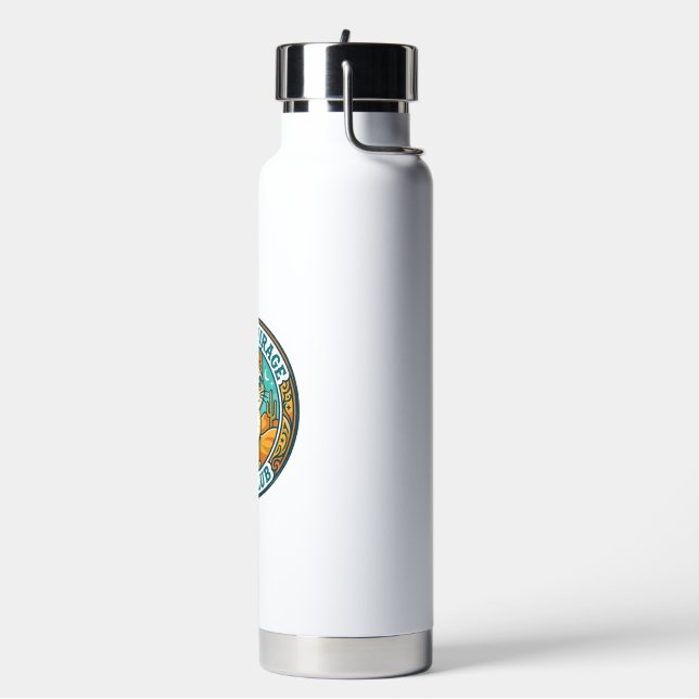 Wüstenmirage-Katze Katzenmutter-Geschenkidee - Wüs Trinkflasche (Links)