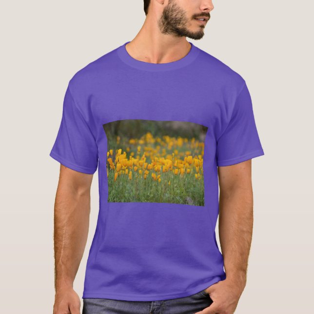 Wüstenmohn auf T T-Shirt (Vorderseite)