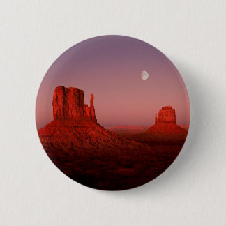 Wüstenmoonrise-Monument-Tal Utah Button