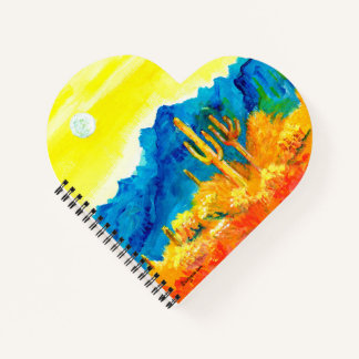 Wüstenmoonrise Notizbuch