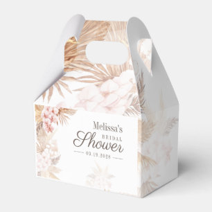 Wüstenpalmen Pampasgras Boho Brautparty Geschenkschachtel