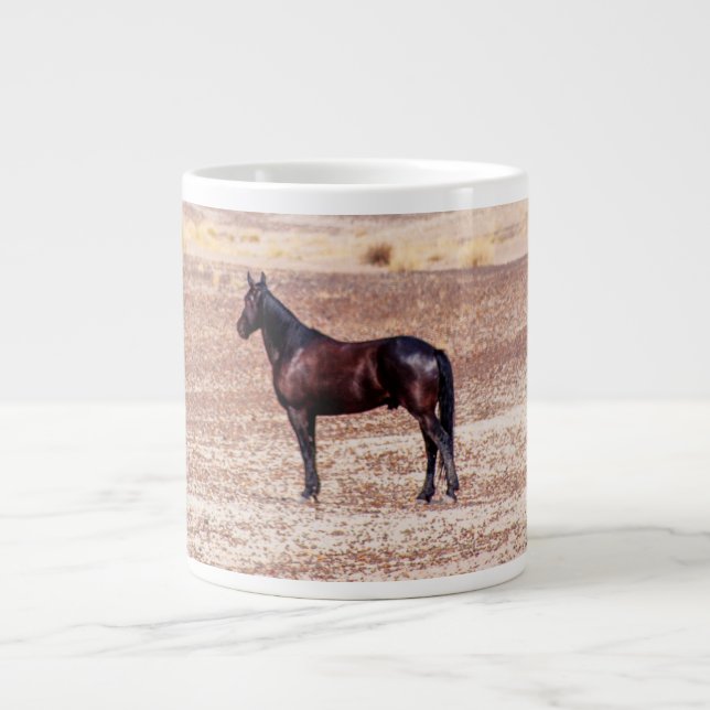 Wüstenpferd P8664 Jumbo-Tasse (Vorderseite)