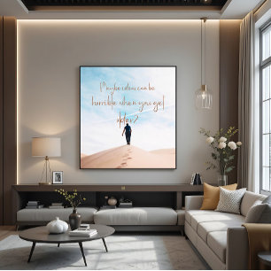 Wüstenreflexionen Poster