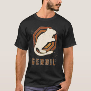 Wüstenrennmaus Vintage Retro Klassische Tierliebe T-Shirt