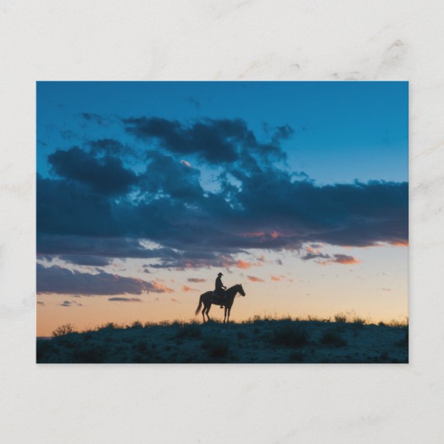 Wüstenrotlicht-Hochzeitseinladung Seren Einladungspostkarte (Vorderseite)