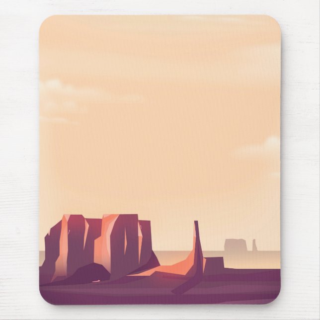 Wüstenschluchten Mousepad (Vorne)