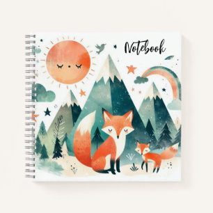 Wüstenschnecken - Fox & Pup bei Sunset Notizbuch