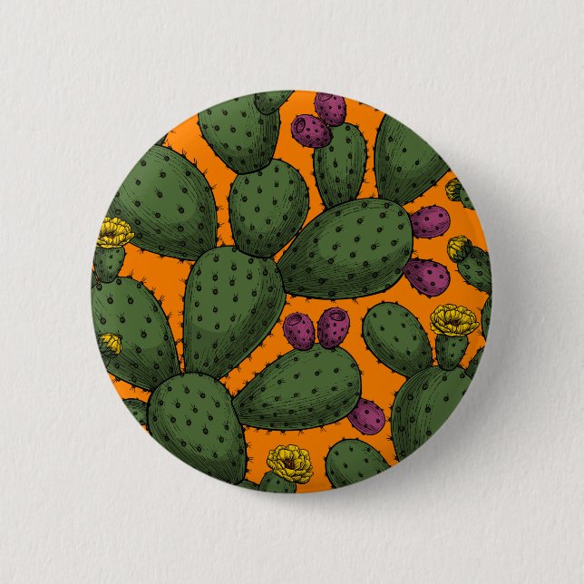 Wüstensonnenuntergang Button (Vorderseite)