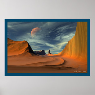 Wüstenstraße Poster