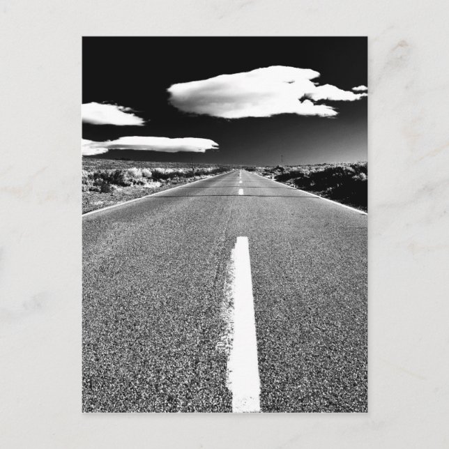 Wüstenstraße Postkarte (Vorderseite)