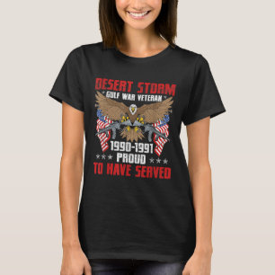 Wüstensturm Veteran Pride Persischer Golfkrieg T-Shirt