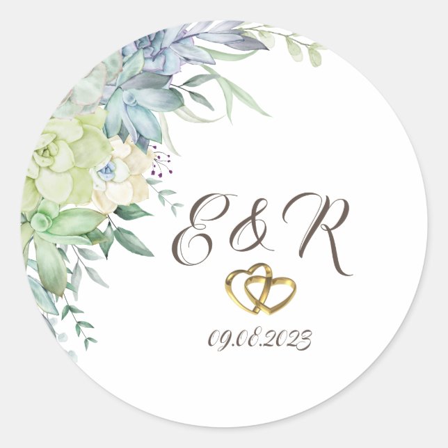 Wüstensukkulturen Runder Aufkleber (Vorderseite)