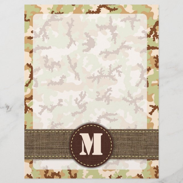 Wüstentarnung Flyer (Vorne)