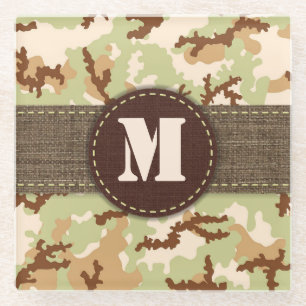 Wüstentarnung Glasuntersetzer