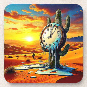 Wüstenuhr Dreamscape Getränkeuntersetzer