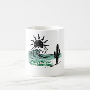 Wüstenwave Minimalistische Tasse