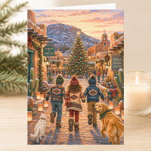 Wüstenweihnachten Südwestliches Frohe Weihnachten Karte
