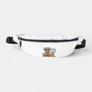 Wüstes Highland-Rind-Coffee-Western-Shirt D Bauchtasche
