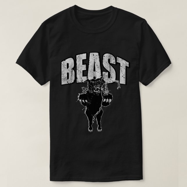 Wut der Bestie  T-Shirt (Design vorne)