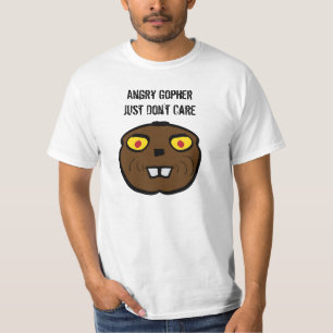 Wut Gopher kümmert sich einfach nicht um ein faule T-Shirt