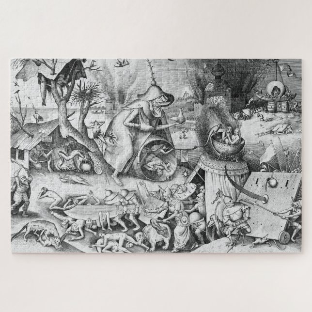 Wut (Ira), Die sieben Toten Sünden Puzzle (Horizontal)