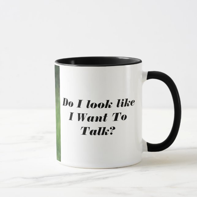 Wut Owl No Talk Coffee Tasse (Rechts)