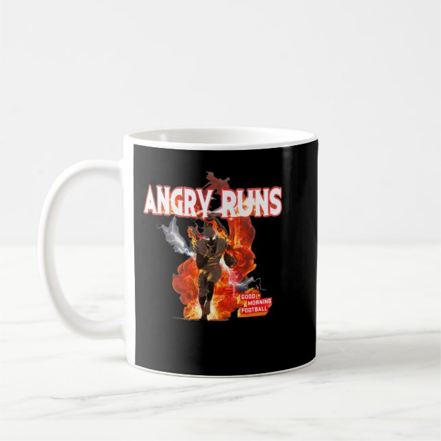 Wut    RunsGood Morning Football Essential T Shi Kaffeetasse (Links)