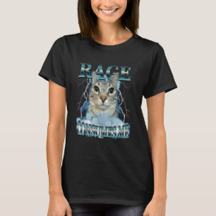 Wut verbraucht mich Katzen-Meme Lustige Aussage Al T-Shirt