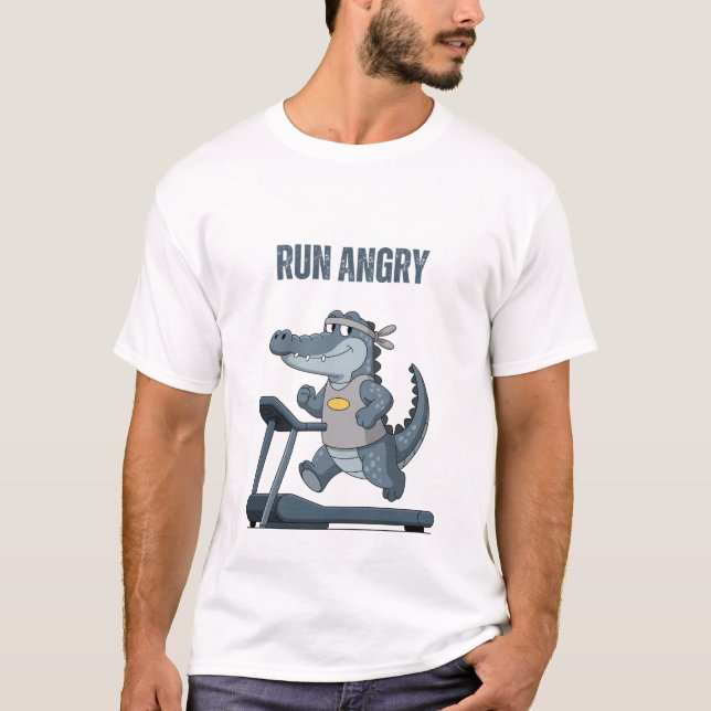 Wütend laufen T-Shirt (Vorderseite)