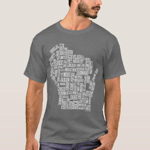 Wütend über Wisconsin (grau) T-Shirt