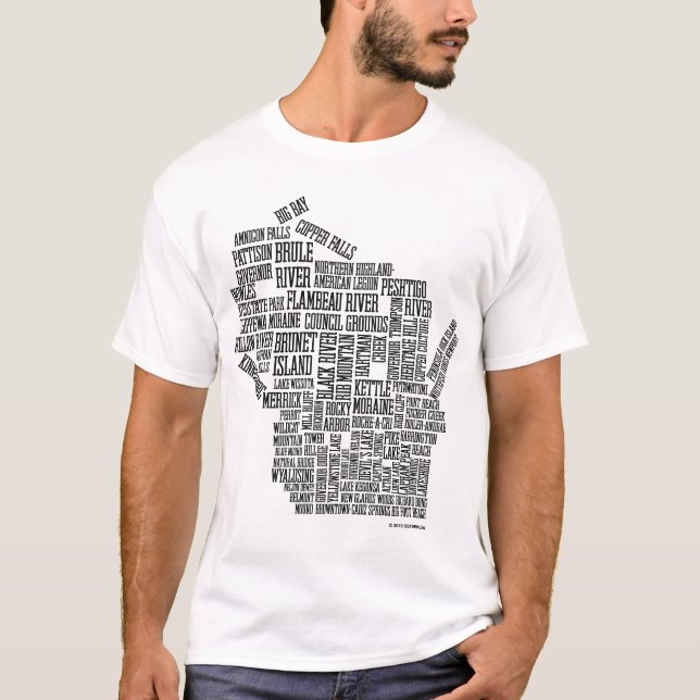 WÜTEND ÜBER Wisconsin-Staats-Parks T-Shirt (Vorderseite)