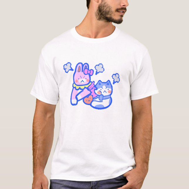 Wütende Arbeitskollegen T-Shirt (Vorderseite)