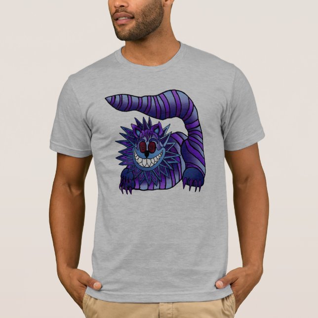 Wütende Cheshire-Katze T-Shirt (Vorderseite)