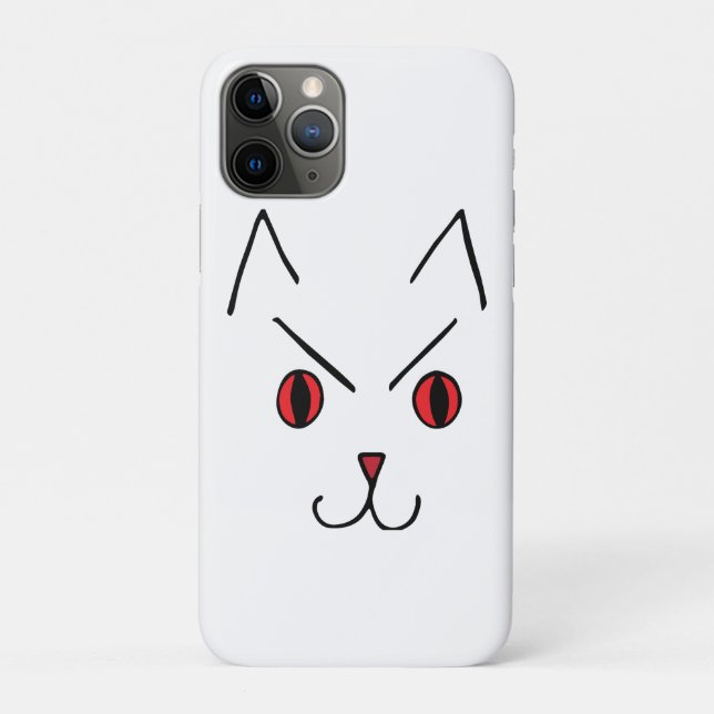 Wütende Dämonenkatze Case-Mate iPhone Hülle (Rückseite)